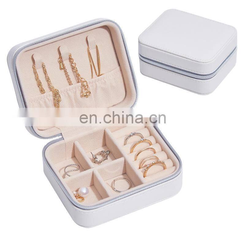 Jewelry Casket Organizer Travel Cosmetic Makeup Lipstick Storage Box Jewelry Box