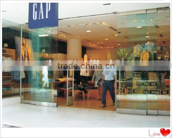 Slidng glass automatic telescopic doors