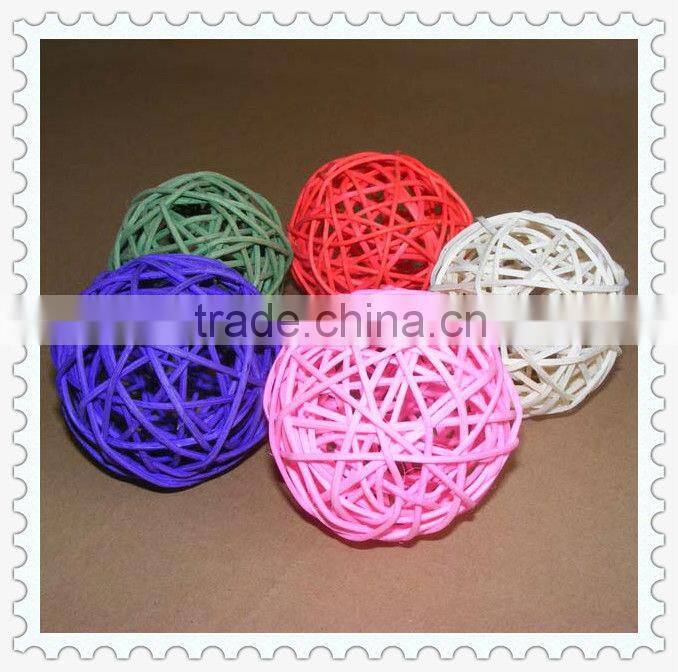 2013 decorative silver rattan ball