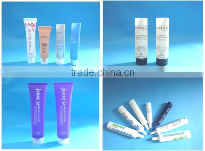 White one time use plastic soft PE tube with cotton swab,personal care cotton swab white plastic tube