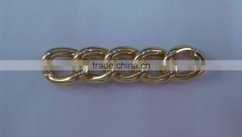 Golden Chunky Aluminium Curb Chain