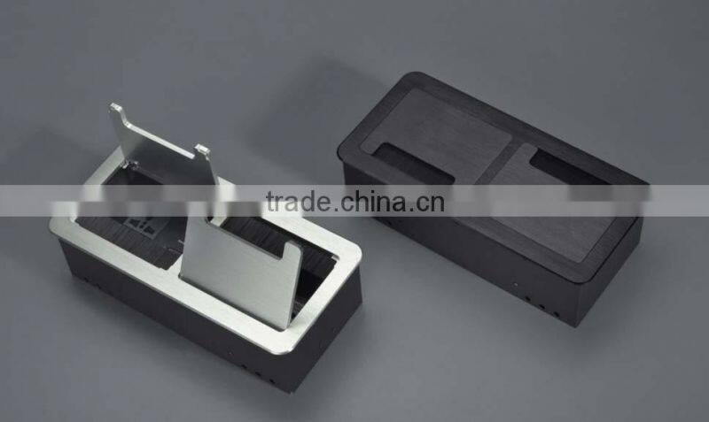 UK Standard Multiple Power Sockets with Shutter for Office Furniture