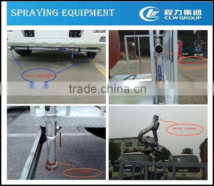 2015 High quality Dongfeng 6T used water tank truck in Zimbabwe