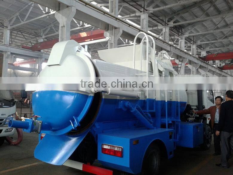 2015 Dongfeng food waste Truck for sale 5m3 mini garbage truck for food collection