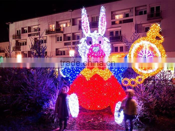 Outdoor LED street Light /christmas LED 3D motif light/Pole lamp