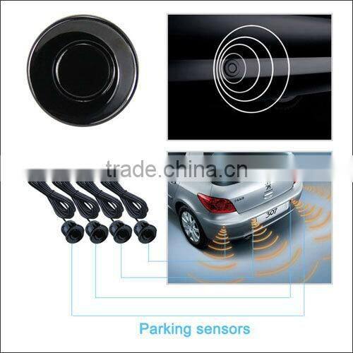 Good selling Small portable Parking sensor with Bibibi sound alarm and 4 rear sensors
