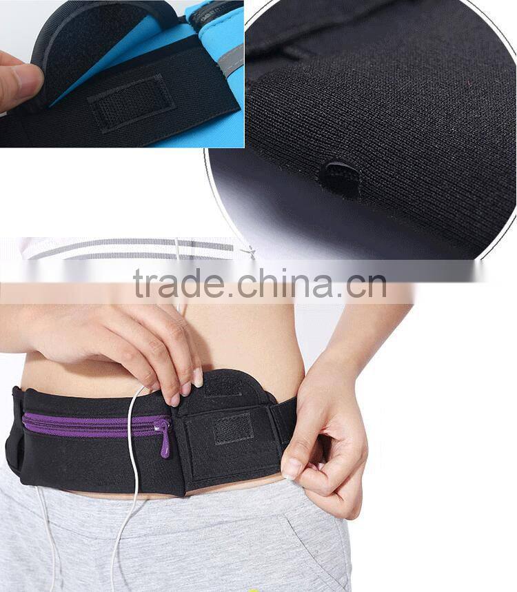 Colorful neoprene waist running belt