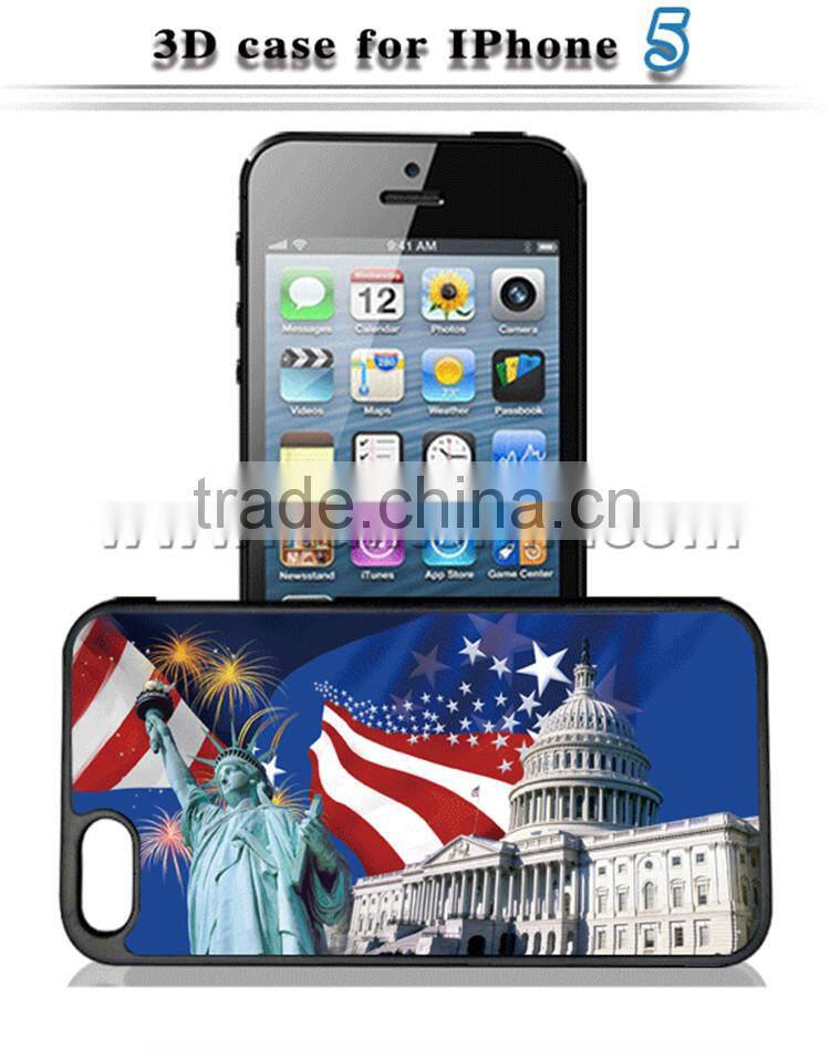 Ameiica City Flag Design For iPhone5 3D Hard Cover