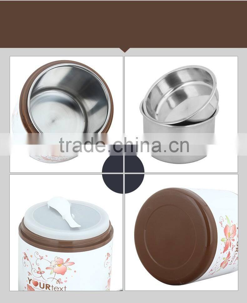 high quality stainless steel lunch box tiffin carrier 304 for children