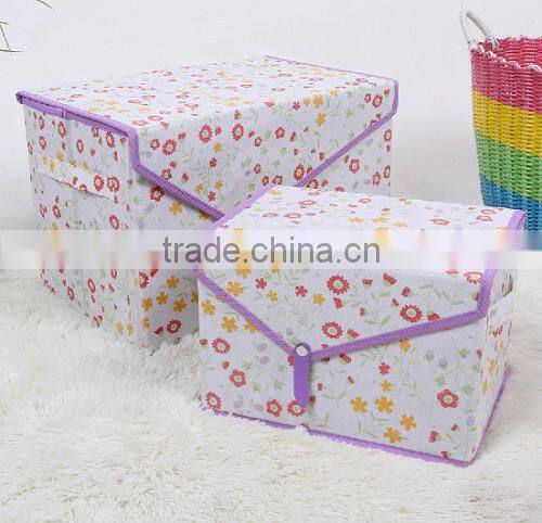 Wholesale decorative non woven storage box