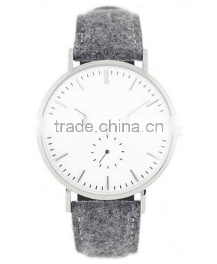 2016 Latest New Hot Selling Unusual Unisex Ronda Movement Tweed Watch