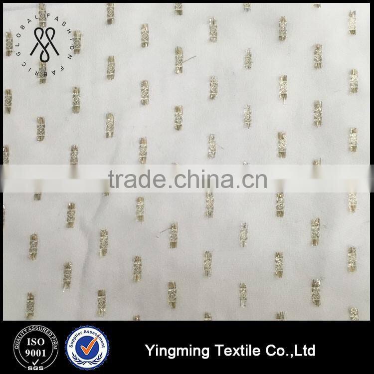 100% polyester polka dots Chiffon fabric for garment