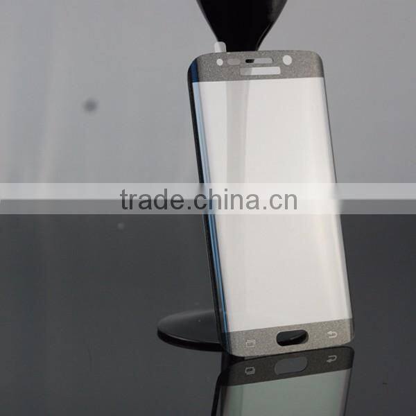 Most advantage! Factory Supply 3d curved tempered glass screen protector for Samsung S6 edge