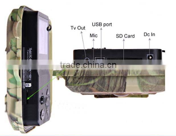 Low price HD trail camera for hunting game 40pcs LED clear night vision