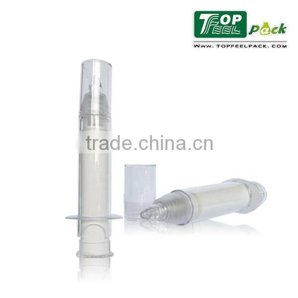 Mini small size 2ml syring for cosmetic packaging , for eye serum care
