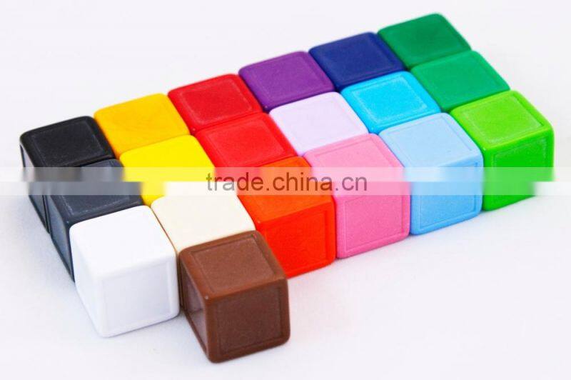 promotional colorful custom blank indented dice