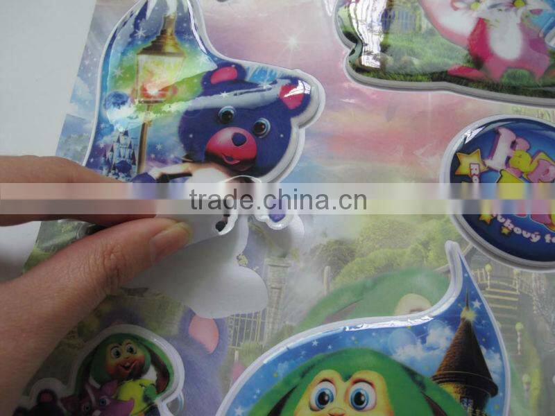 eco-friendly flower finger nail stickers