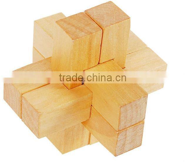 3d wooden puzzle games magic lock toys