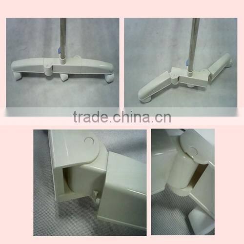 Folding Stainless Steel 3 Tiers Sliding Clothes Rack