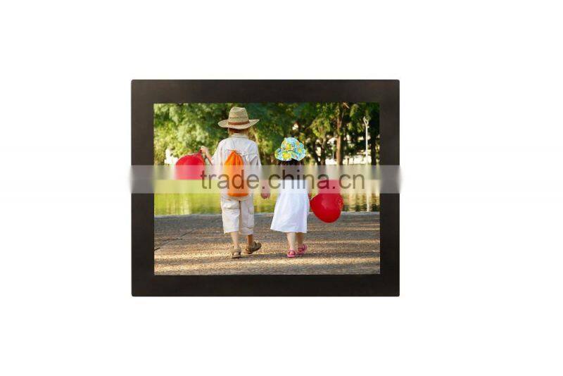10 inch square acrylic photo frame, digital photo frame with clock, photo frames for couples BL1002PS