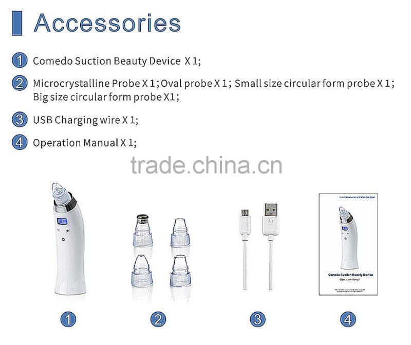 Portable mini pore cleanser tool beauty remove blackhead device for women & men in summer