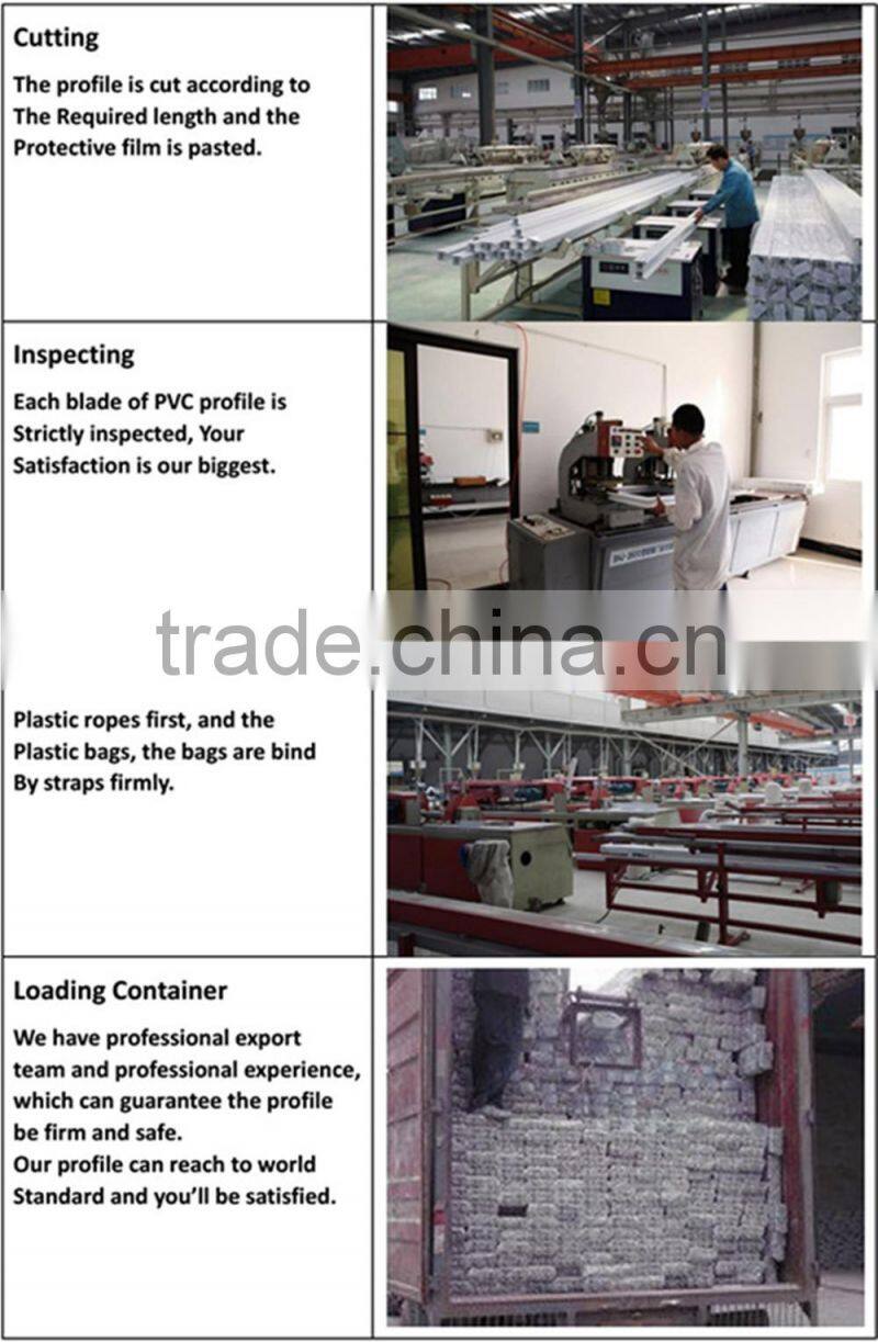 exclusive white Screen sash pvc profiles for installing safety mosquito net
