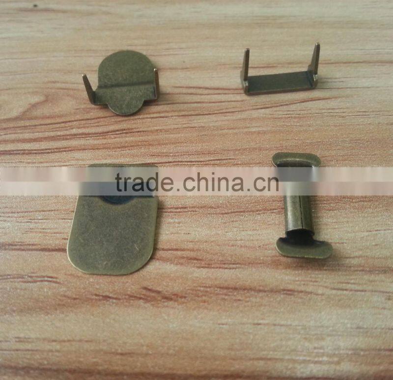 8014A6 Brass Hook and Bar in Oxy Brass Color For Mens Suit trousers --8014A6