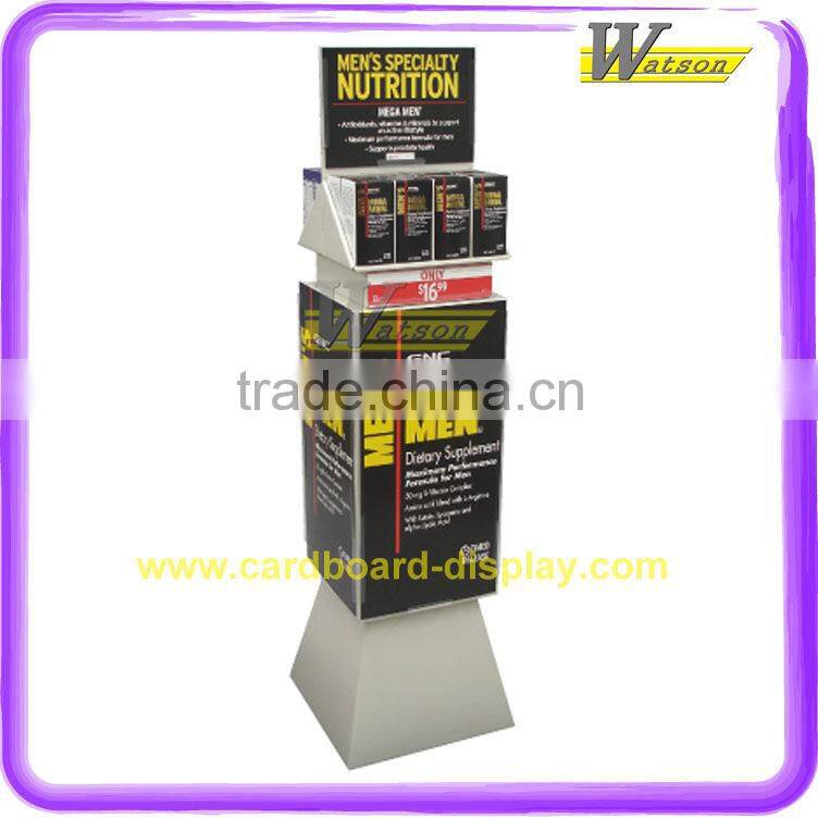 Durable supermarket promotion daily items Cardboard Display Shelf
