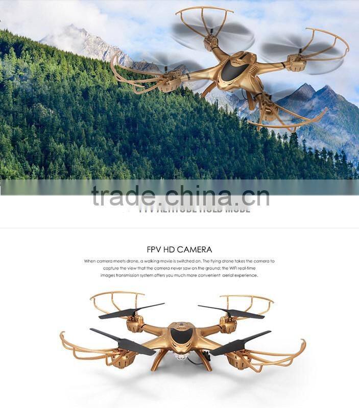 2016 WIFI FPV 0.3MP Camera APP/Transmitter Dual Mode Altitude Hold 3D Flip RC Quadcopter RTF