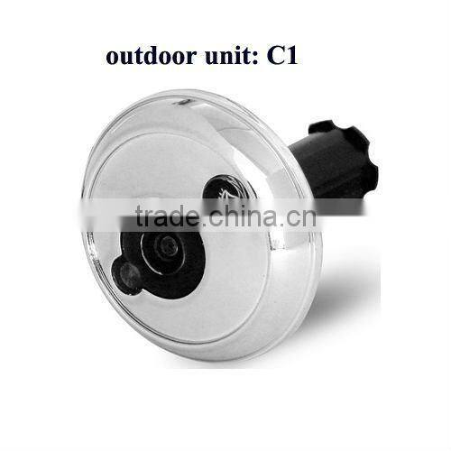 2.8 inch electronic peephole viewer with 3X digital zoom & doorbell function