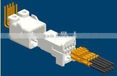 f type automotive connector pcb mount