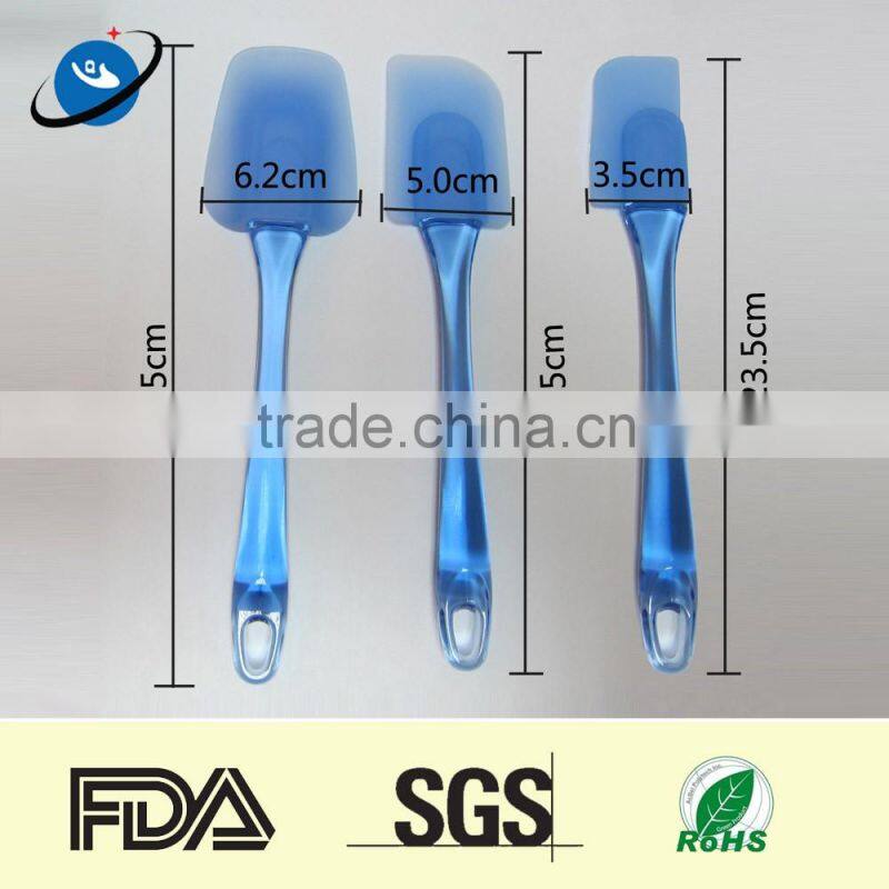 Private label silicone spatula 3pcs set