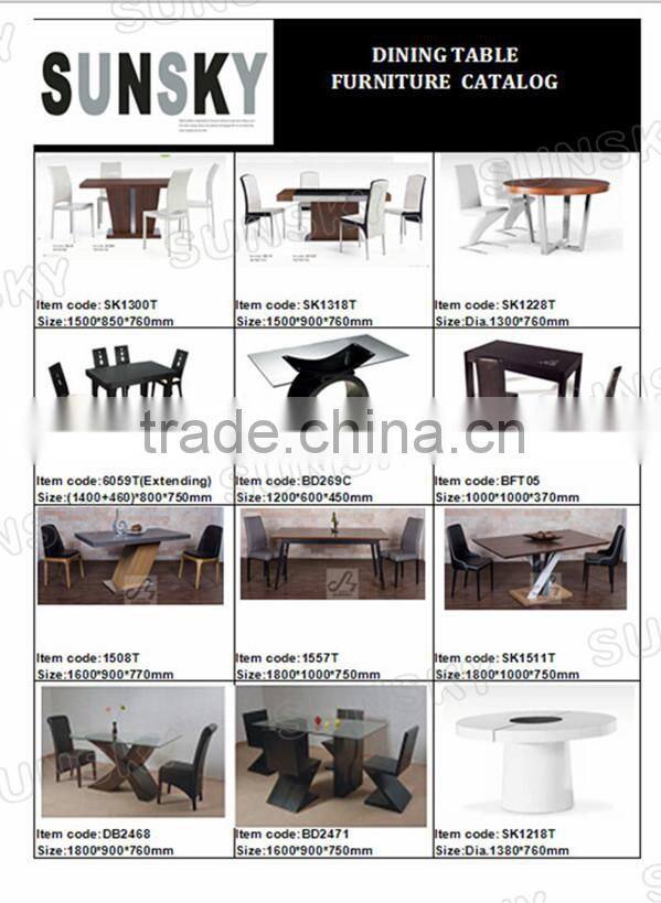 modern tempered glass nesting coffee table 4285