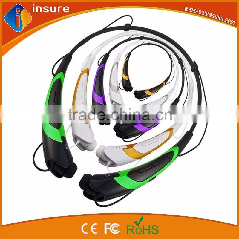 Stereo wireless neckband bluetooth headset with mirco usb