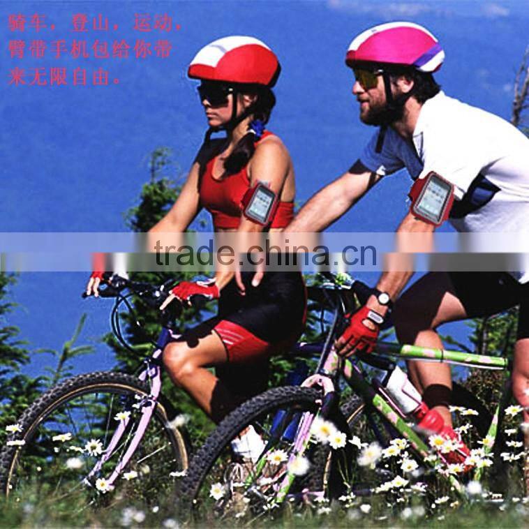 Promotional Neoprene+PU Frosted Super slim sport armband for iphone 5