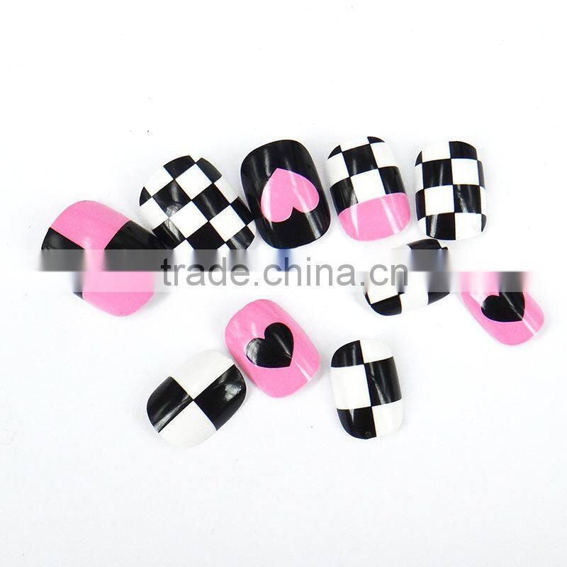 MSDS Certification and Plastic,ABS Material Full cover French Fake Nails
