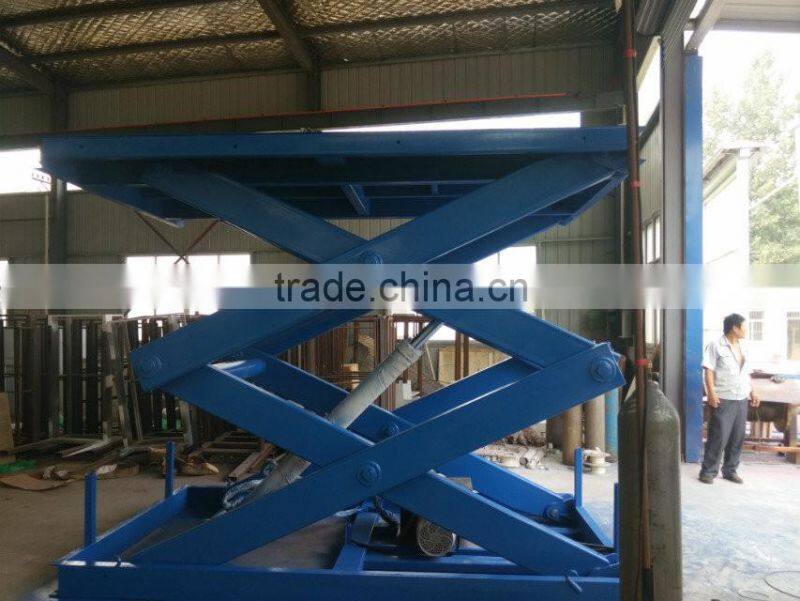 Electric hydraulic scissor lift elevator/Fixed scissor lift platform