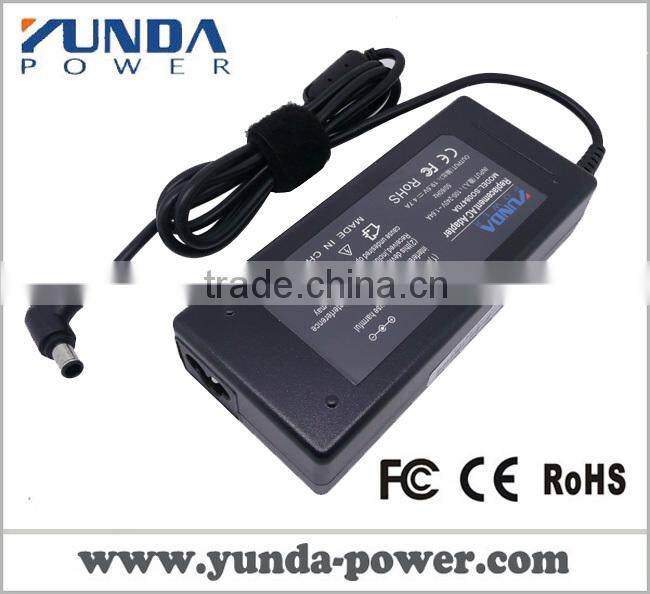High Quality YUNDA Brand with CE FCC RoHS Laptop Adapter for Sony 19.5V 4.7A Connetor Size 6.5mm*4.5mm