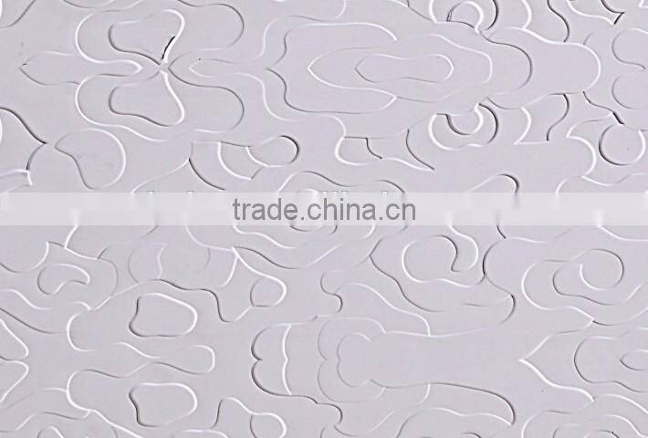 4x8 size waterproof PVC embossed foam board for Decoration embossed board