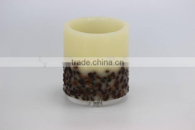 dried flower design candle for decoration wholesale
