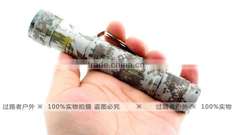 Goread Four-color camouflage bend head LED mini flashlight