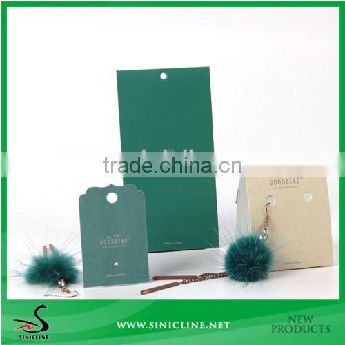 Sinicline custom black earring card