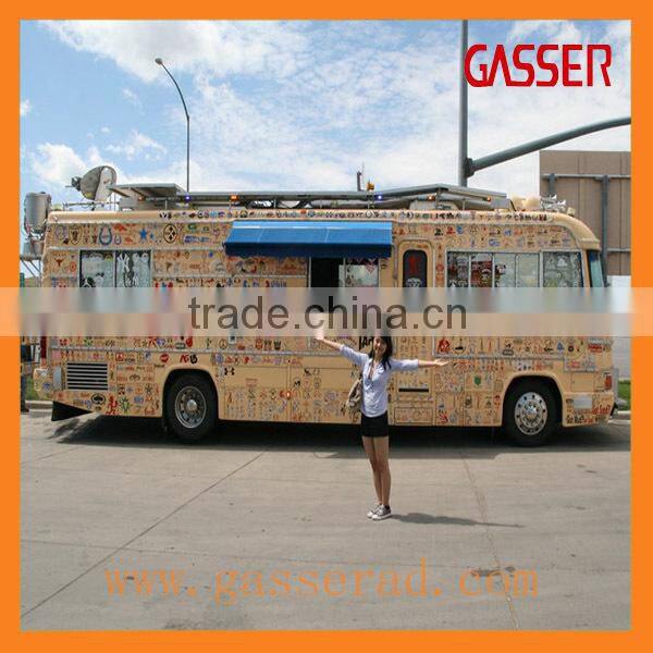 PVC vinyl film bus body sticker