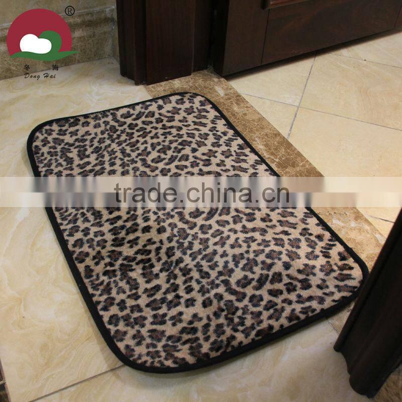 Animal print door mat room mat factory