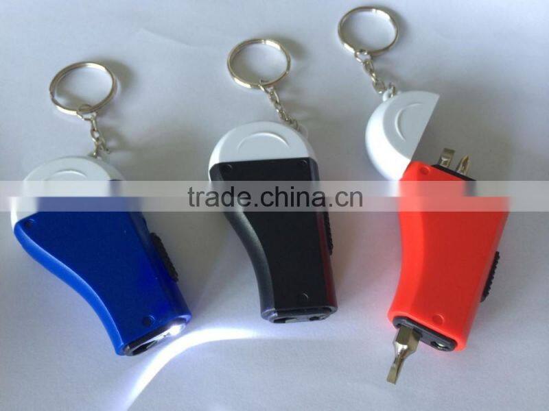 2016 new design promotional cheap and useful mini screwdriver set with LED light