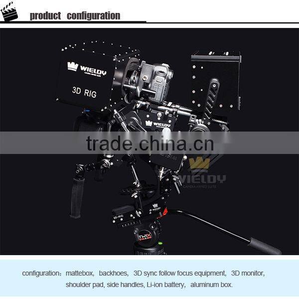 WIELDY 3D camera equipment , Shoulder MINI 3D Rig