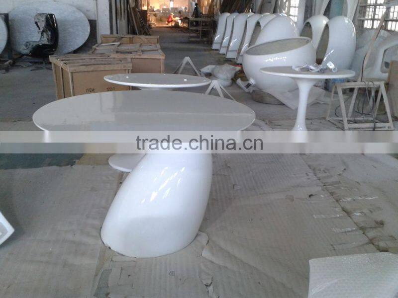 restaurant stylish fiberglass parabel dining table