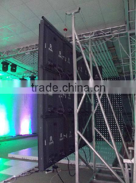 Supper slim P7.62 indoor 3in1 SMD led display screen/Portable P7.62 hanging/ Rental movable hanging stage P7.62 display screen