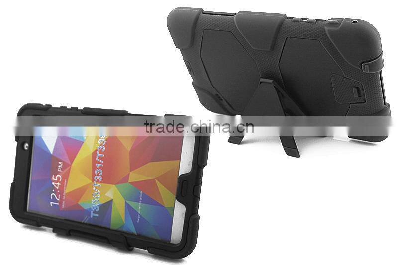 For Samsung Galaxy Tab 4 8.0 T330 heavy duty shockproof case with kickstand