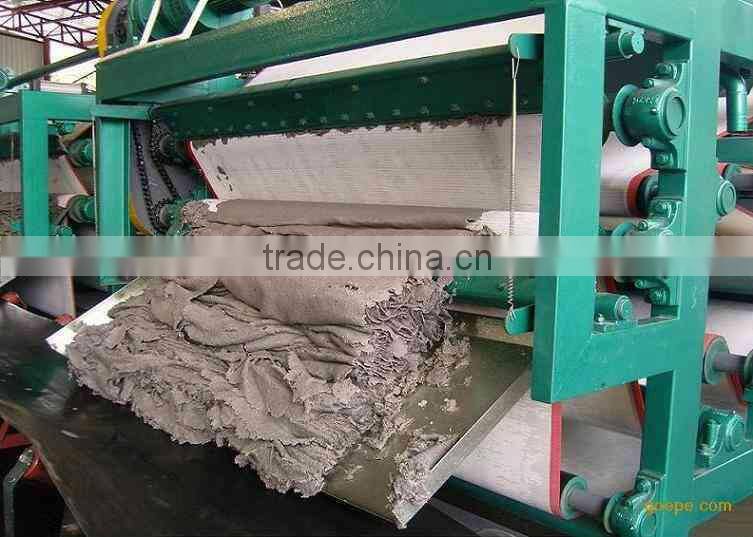 YM type automatic sludge belt filter press for solid-liquid separation equipment